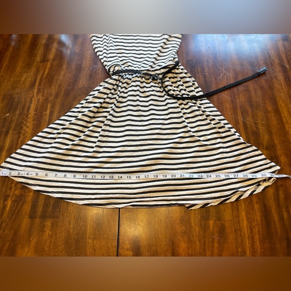 Maurices medium black and white stripe dress belt and lace - Picture 5 of 10